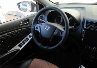 Подержанный автомобиль Hyundai Solaris Sedan 2013 года (13 фото)