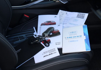 Подержанный автомобиль Geely Atlas Pro 2023 года (22 фото)