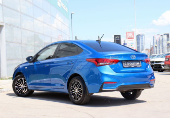 Подержанный автомобиль Hyundai Solaris Sedan 2018 года (7 фото)